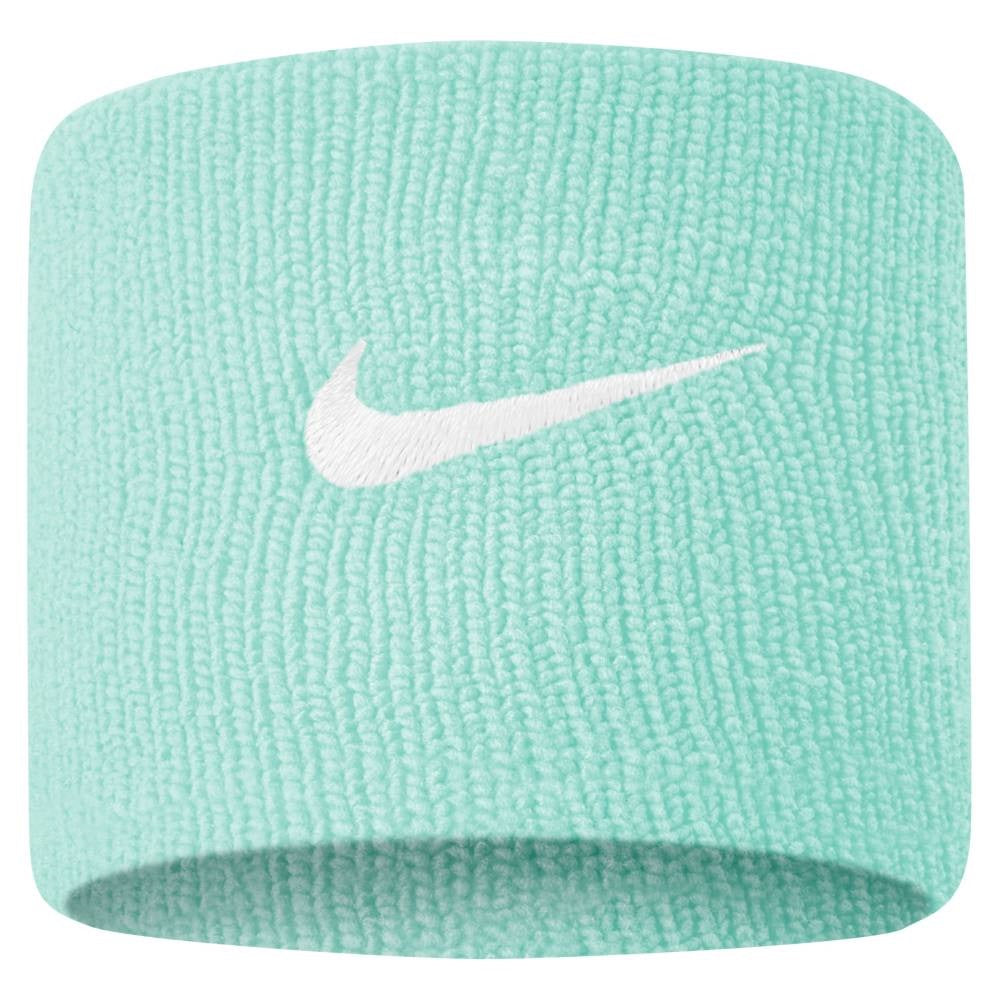 Nike Tennis Premier Wristbands 2 Pack (Dynamic Turquoise/White) - RacquetGuys.ca