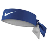Nike Tennis Premier Tie Headband (Game Royal/White) - RacquetGuys.ca