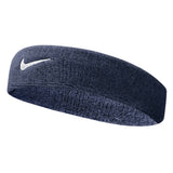 Nike Swoosh Headband  (Obsidian/White) - RacquetGuys.ca