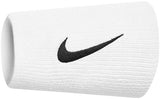Nike Premier Doublewide Wristbands (White/Black)