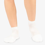 Thorlo Unisex Pickleball Light Cushion Ankle Socks (White)