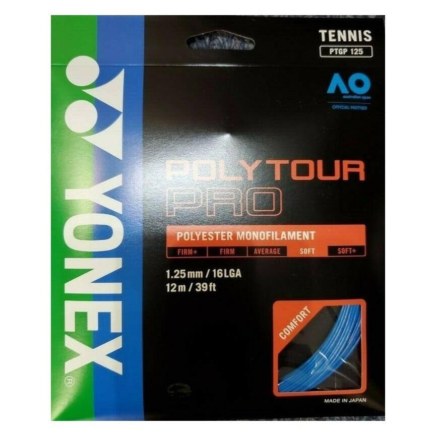 Yonex PolyTour Pro 125 Tennis String - Blue