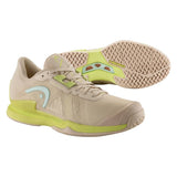 Head Sprint Pro 3.5 Women's Tennis Shoe (Macadamia/Lime)
