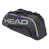 Head Tour Team Combi 6 Pack Racquet Bag (Black/Purple)