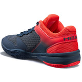 Head Sprint 3.0 Junior Tennis Shoe (Midnight Navy/Neon Red) - RacquetGuys.ca