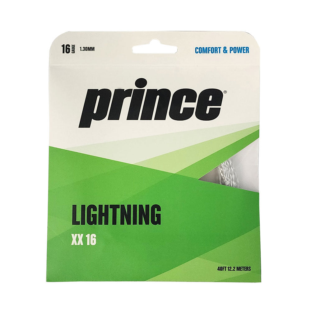 Prince Lightning XX 16 Tennis String (Silver) - RacquetGuys.ca