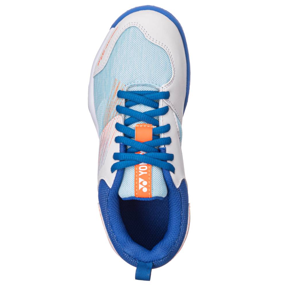 Yonex Power Cushion 37 Junior Indoor Court Shoe (White/Blue)