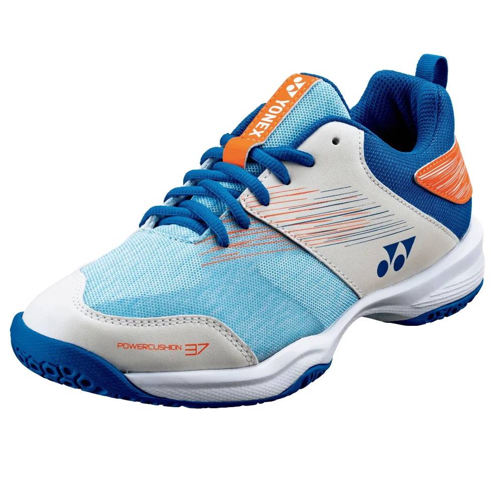 Yonex Power Cushion 37 Men's Indoor Court Shoe (White/Blue)