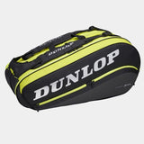 Dunlop SX Performance Thermo 8 Pack Racquet Bag (Black/Yellow)
