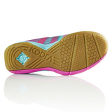 Salming Kobra Women's Indoor Court Shoe (Turquoise/Pink) - RacquetGuys