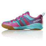 Salming Kobra Women's Indoor Court Shoe (Turquoise/Pink) - RacquetGuys