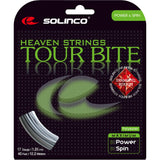 Solinco Tour Bite Diamond Rough 17/1.20 Tennis String (Silver)