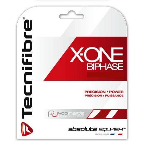 Tecnifibre X-One Biphase 18 Squash String (Red) - RacquetGuys