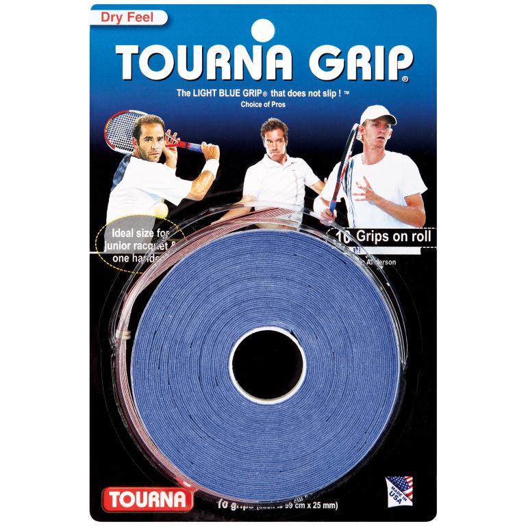 Tourna Padel Grip 3 Pack, Trademarked Blue
