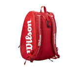 Wilson Super Tour PaddlePak Pickleball Bag (Red) - RacquetGuys