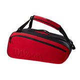 Wilson Clash v2 Super Tour 15 Pack Racquet Bag (Red/Black)