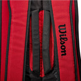 Wilson Clash v2 Super Tour 6 Pack Racquet Bag (Red/Black)