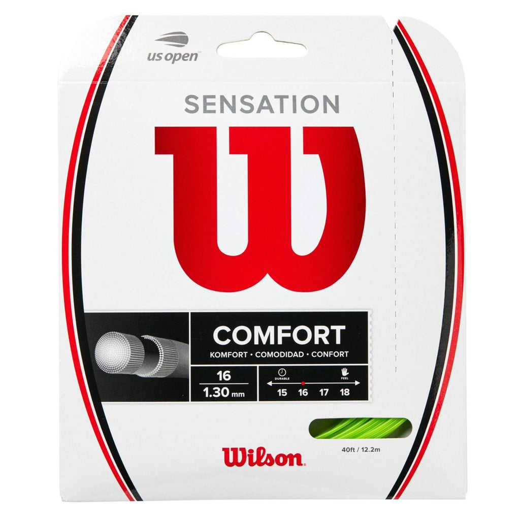 Wilson Sensation 16 Tennis String (Green) - RacquetGuys.ca