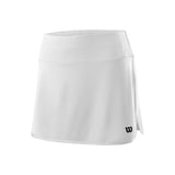 Wilson Womens Team 12.5" Skirt (White) - RacquetGuys