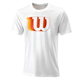Wilson Men's Blur W Tech Tee (White) - RacquetGuys.ca