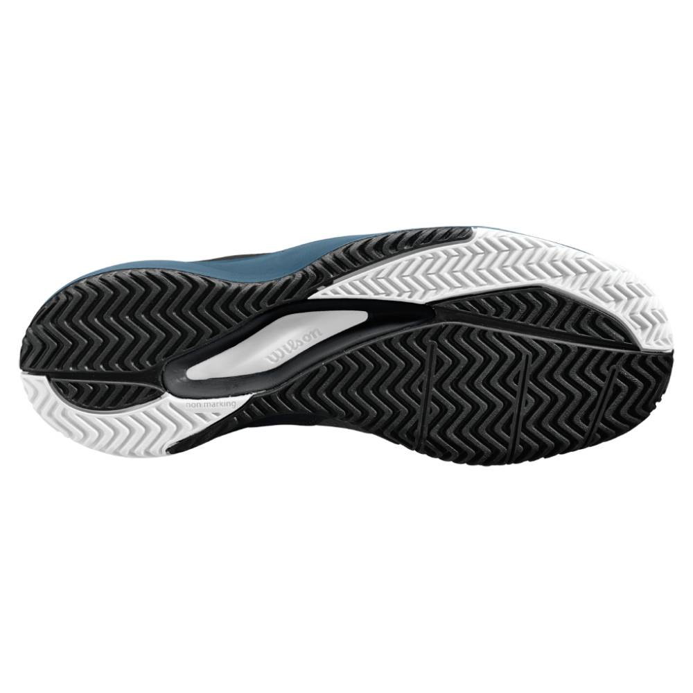 Lotto Men's Mirage 300 II Clay Tennis Shoes (White/Black/Vapor Gray)