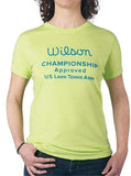 Wilson Womens Tennis Champ Approved Top (Green) - RacquetGuys