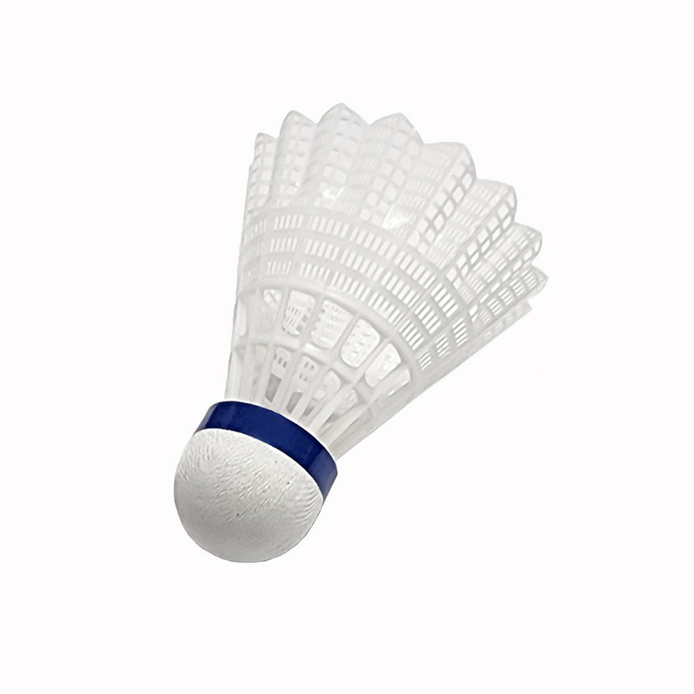Wilson Championship Nylon Badminton Shuttlecocks (White) - 4 Pack Bundle