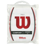 Wilson Pro Overgrip 12 Pack (White) - RacquetGuys