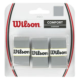 Wilson Pro Overgrip 3 Pack (Grey) - RacquetGuys