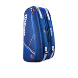Wilson Super Tour 9 Pack Roland Garros Racquet Bag (Blue/Clay)