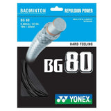 Yonex BG 80 Badminton String (Black) - RacquetGuys