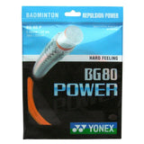 Yonex BG 80 Power Badminton String (Orange) - RacquetGuys