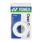 Yonex Clean Grap Overgrips 3 Pack (White) - RacquetGuys.ca