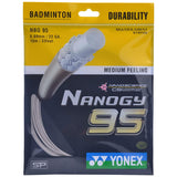 Yonex Nanogy BG 95 Badminton String (Silver) - RacquetGuys