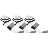Asics Quick Lyte Single Tab Socks (White/Black) - RacquetGuys