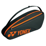 Yonex Team 3 Racquet Bag (Black/Orange) - RacquetGuys.ca