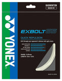 Yonex BG Exbolt 65 Badminton String (White)