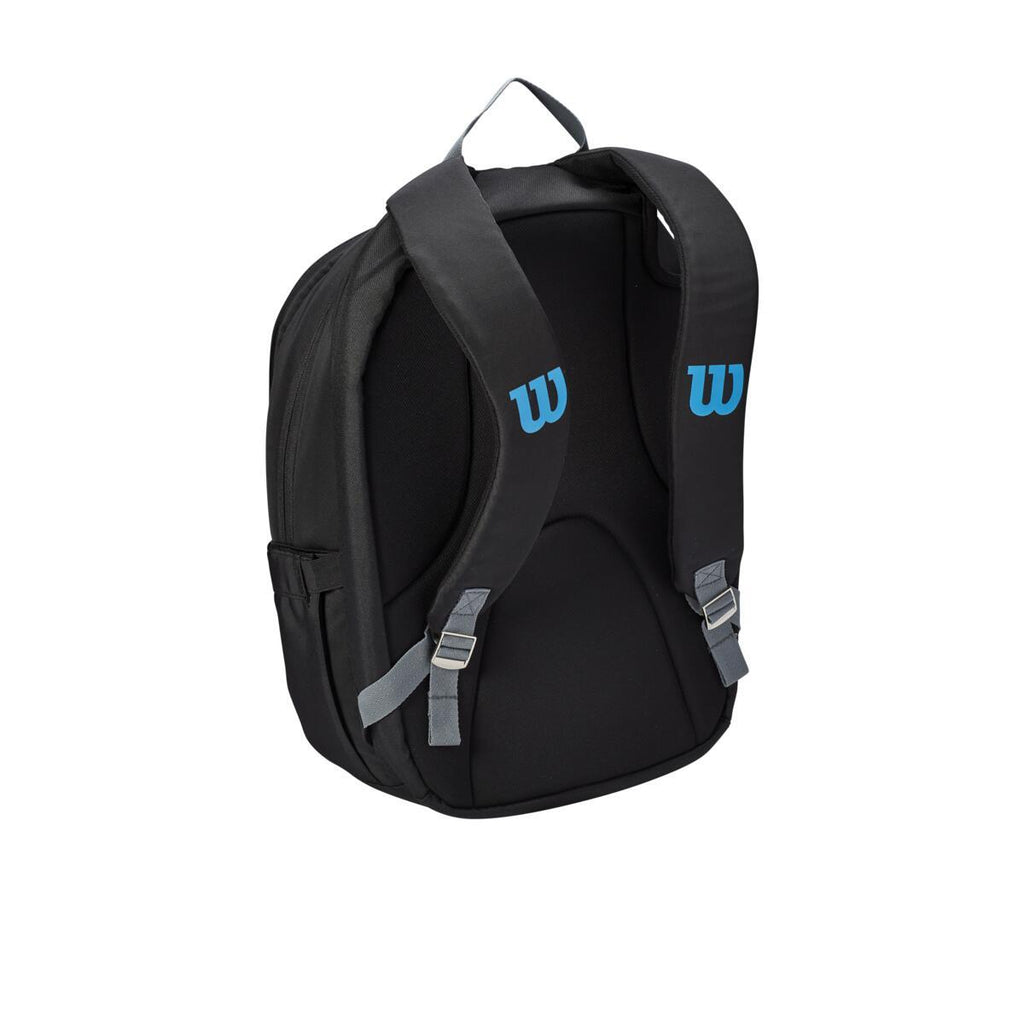 Wilson Ultra Backpack Racquet Bag (Black/Blue/Silver) - RacquetGuys