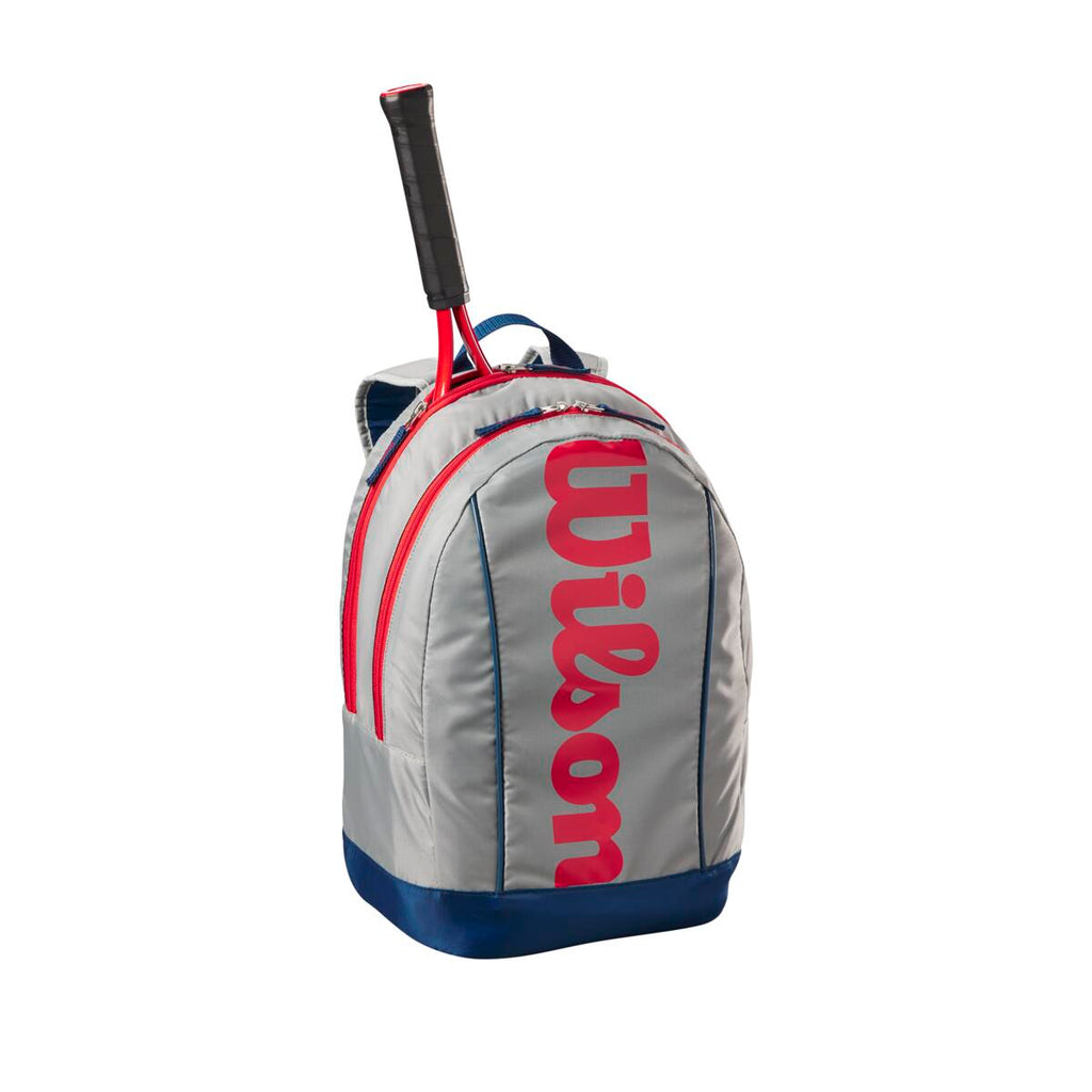 Wilson Junior Racquet Backpack (Grey/Blue/Red)