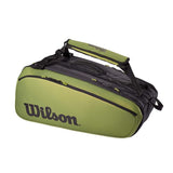 Wilson Blade v8 Super Tour 15 Pack Racquet Bag (Green/Black)