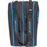 Dunlop PSA 12 Racquet Squash Bag (Black/Blue)