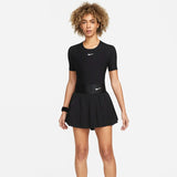 Nike Women's Dri-FIT Advantage Pleated Skirt (Black) - RacquetGuys.ca