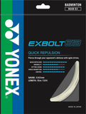 Yonex BG Exbolt 63 Badminton String (White)