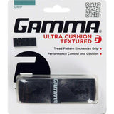 Gamma Ultra Cushion Textured Replacement Grip (Black) - RacquetGuys