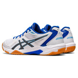 Asics Gel Rocket 10 Women's Indoor Court Shoe (White/Blue)