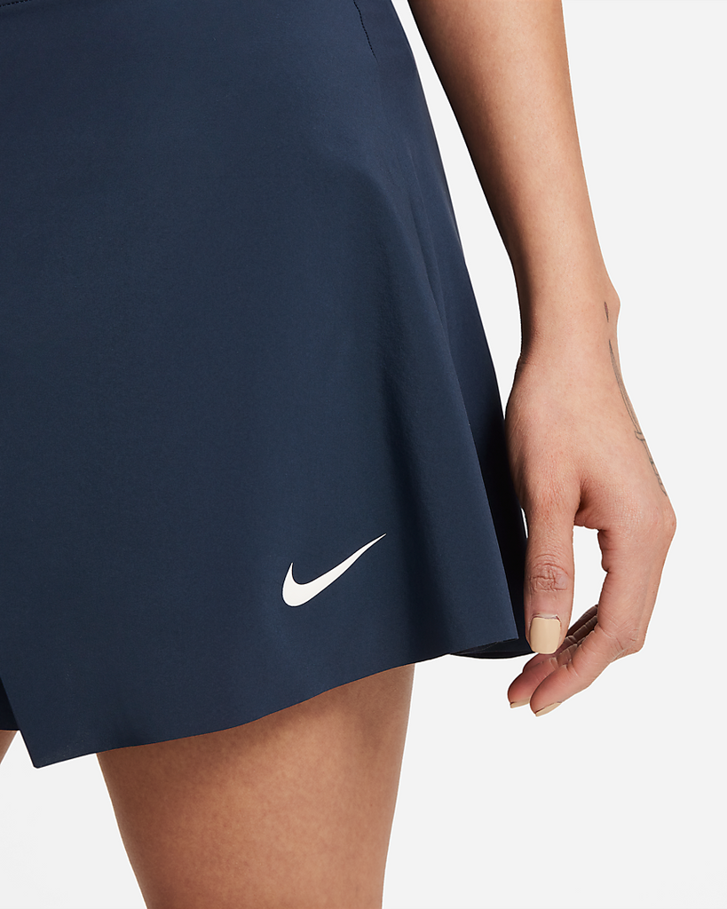 Nike Women's Dri-FI ADV Slam Skirt (Obsidian/White) - RacquetGuys.ca