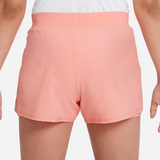 Nike Girls' Dri-FIT Victory Shorts (Bleached Coral/White) - RacquetGuys.ca
