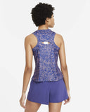 Nike Women's Dri-FIT Victory Print Tank (Purple/White) - RacquetGuys.ca
