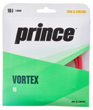 Prince Vortex 16 Tennis String (Red) - RacquetGuys.ca