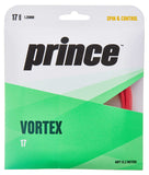 Prince Vortex 17/1.25 Tennis String (Red)